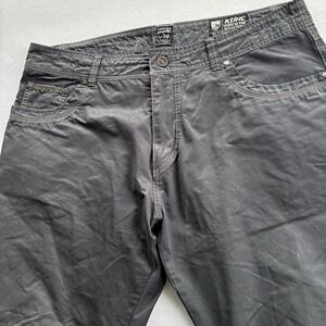 Kuhl Jakyl Pants Men's 38x32 Gray Hiking‎ Pants  Nylon EXKLUSIV™ fabric